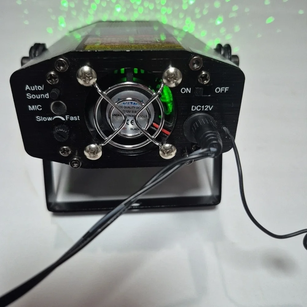 American DJ Micro Galaxian Laser Projector Unisex OS Black Red‎ Green Star